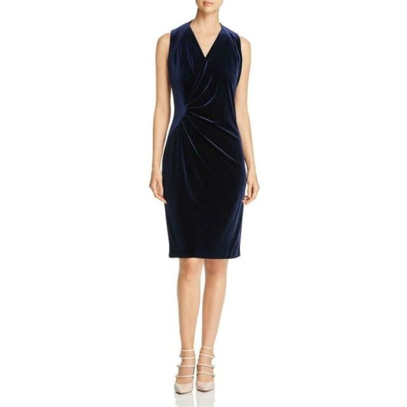 Elie Tahari Dresses & Skirts - ELIE TAHARI "Dolly" Navy Velvet Dress